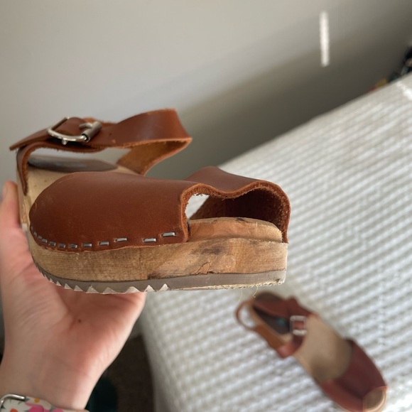 Mia Anja Clogs Size 38 boho wooden hippie - Picture 9 of 9